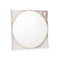 Wandspiegel Bruin champagne Kristal Polyskin 45 x 45 x 3 cm (4 Stuks)