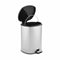 Pedaalemmer Zilverkleurig Plastic 6 L (6 Stuks)