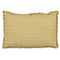 Kussen Katoen Beige Mosterd 60 x 40 cm