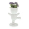 Bloempot Versa Wit Keramisch (6 x 15 x 12 cm)