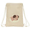 Rugtas met Koordjes Safta Puppy Beige