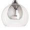 Plafondlamp Kristal Grijs Metaal 33 x 33 x 50 cm