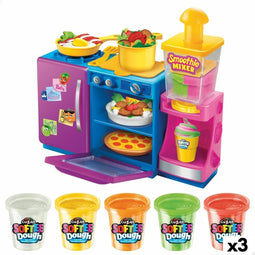 Plasticine Spel Softee Meal Time (3 Stuks)