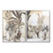 Schilderij DKD Home Decor Blommor Modern 103,5 x 4,5 x 143 cm (2 Stuks)