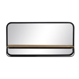 Wandspiegel Zwart Kristal 80 x 14 x 40 cm
