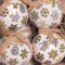 Kerstballen Multicolour Papier Polyfoam 7,5 x 7,5 x 7,5 cm (6 Stuks)
