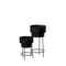 Plantenbakkenset Zwart Ijzer 39,5 x 39,5 x 74 cm (2 Stuks)