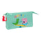 Pennenetui met 2 vakken Peppa Pig George Munt 22 x 12 x 3 cm