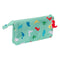 Pennenetui met 2 vakken Peppa Pig George Munt 22 x 12 x 3 cm