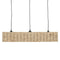Plafondlamp Zwart Natuurlijk Ijzer 220-240 V 88 x 17,5 x 65 cm