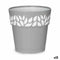 Zelfwaterende bloempot Stefanplast Cloe Grijs Plastic 19 x 19 x 19 cm (12 Stuks)