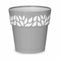 Zelfwaterende bloempot Stefanplast Cloe Grijs Plastic 19 x 19 x 19 cm (12 Stuks)