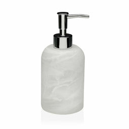 Zeepdispenser Versa Wit Marmer Hars ABS (17,5 cm)