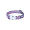 Hondenhalsband Red Dingo STYLE HOT PINK ON COOL GREY 31-47 cm