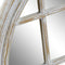 Wandspiegel DKD Home Decor Kristal Wit Ijzer Hout MDF Decapé (90 x 2 x 90 cm)