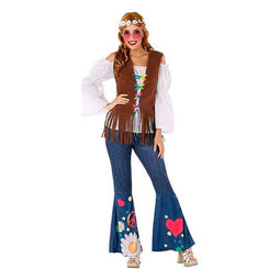 Kostuums voor Volwassenen 110046 Hippie (3 pcs) Maat XS/S