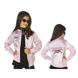 Kostuums voor Kinderen Grease Roze (1 Pc) Maat 5-6 Jaar