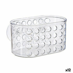 Douchehanger 15,8 x 8,5 x 8 cm Transparant PVC polyestyreen (12 Stuks)