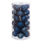 Kerstballen Blauw Plastic 6 x 6 x 6 cm (30 Stuks)