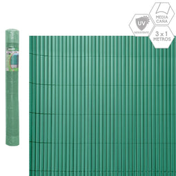Schutting Groen PVC Plastic 3 x 1 cm