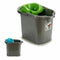 Dweilemmer Met wieltjes Plastic 31 x 31 x 41 cm (24 Stuks)