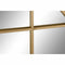 Wandspiegel DKD Home Decor 60 x 2,5 x 60 cm Kristal Gouden Ijzer Venster (60 Onderdelen)