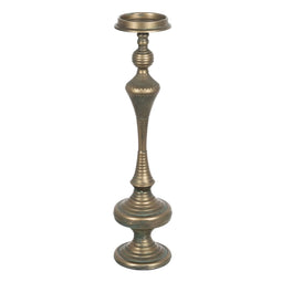 Kaarshouder Gouden Ijzer 14 x 14 x 59 cm