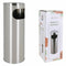 Papierbak met asbak Confortime Roestvrij staal 20,6 x 20,6 x 59 cm (2 Stuks)