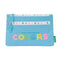 Schoolpennenzak Benetton Spring Hemelsblauw 23 x 16 x 3 cm