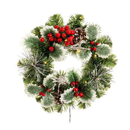 Kerstkroon PVC Multicolour 30 x 30 x 10 cm