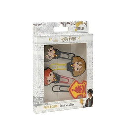 Clip Harry Potter 4 Stuks Rubber Plastic
