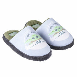 Slippers Voor in Huis The Mandalorian Lichtgrijs Schoenmaat 30-31
