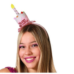 hoofdband Roze Verjaardag