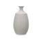 Vaas Grijs Keramisch 21 x 39 x 21 cm (2 Stuks) Strepen
