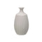 Vaas Grijs Keramisch 21 x 39 x 21 cm (2 Stuks) Strepen