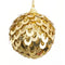 Kerstballen Gouden Plastic Polyfoam 8 x 8 x 8 cm (4 Stuks)