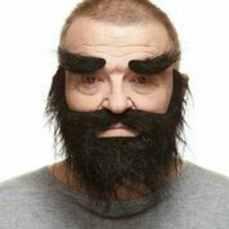 Valse baard My Other Me Zwart