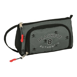 Schoolpennenzak BlackFit8 Skull Zwart Grijs 20 x 11 x 8.5 cm