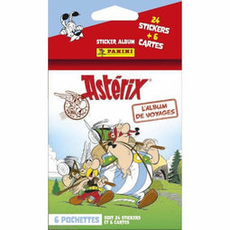 Stickerverpakking Panini Astérix - L'Album de Voyages 6 Enveloppen