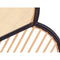 Hoofdbord Bloem Bruin Zwart Rotan 160 x 81 x 2 cm