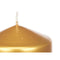 Kaars Gouden 7 x 7,5 x 7 cm (24 Stuks)