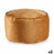 Poef Fluweel Beige 60 x 39 x 60 cm (2 Stuks)