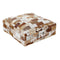 Kussen DKD Home Decor Voor op de grond Polyester Leer Multicolour Koloniaal (60 x 60 x 20 cm)