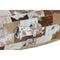 Kussen DKD Home Decor Voor op de grond Polyester Leer Multicolour Koloniaal (60 x 60 x 20 cm)