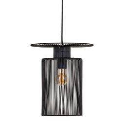 Plafondlamp 27 x 27 x 30,5 cm Zwart Ijzer