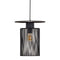 Plafondlamp 27 x 27 x 30,5 cm Zwart Ijzer