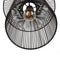 Plafondlamp 27 x 27 x 30,5 cm Zwart Ijzer