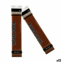 Crepe paper 50 x 200 cm Chocolade (12 Stuks)