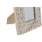 Fotolijsten DKD Home Decor Wit Natuurlijk Kristal Mangohout Indiaas 20 x 1,3 x 25 cm