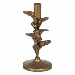 Kaarshouder Gouden Ijzer 9,5 x 9,5 x 21 cm